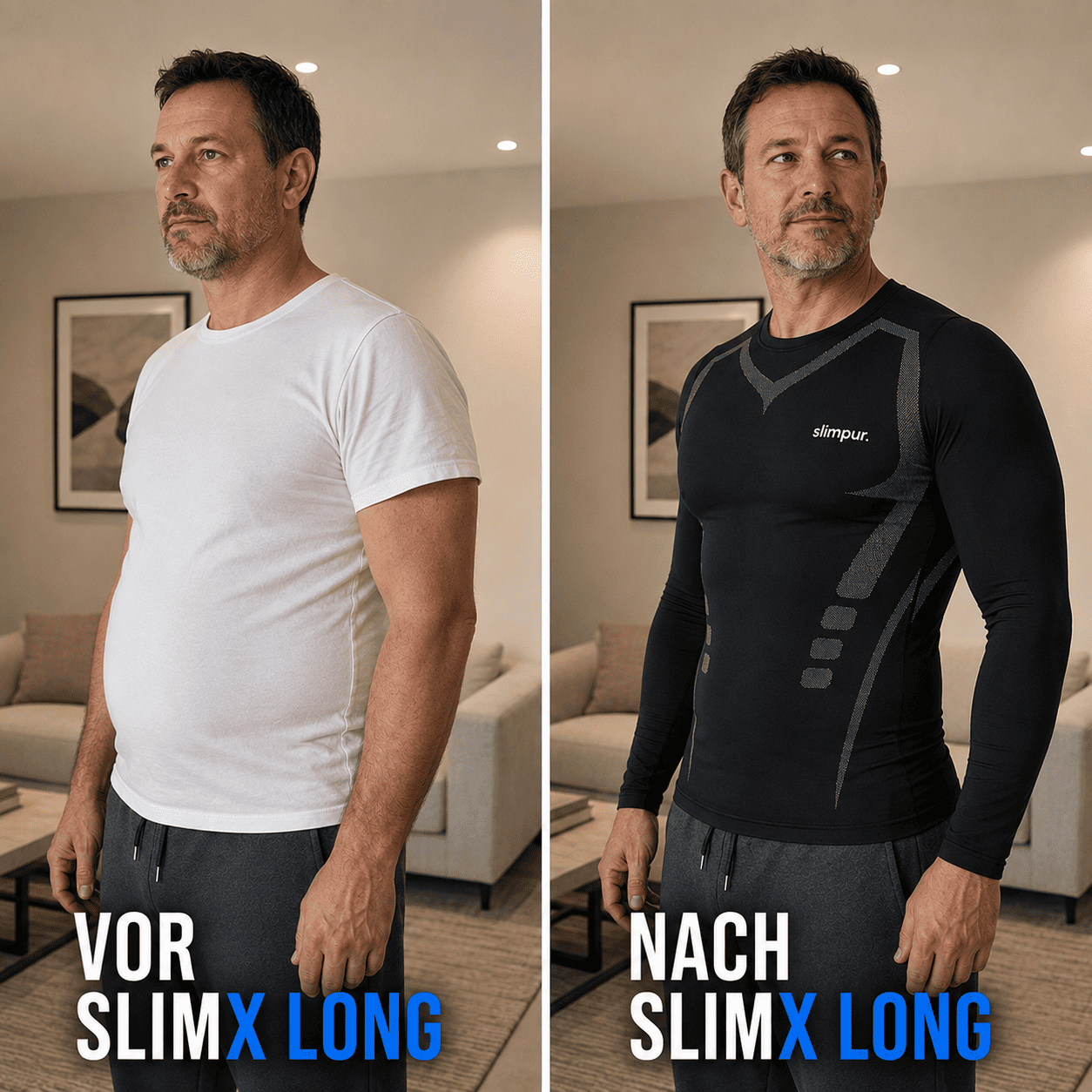 SlimX Long® Kompressions-Shirt