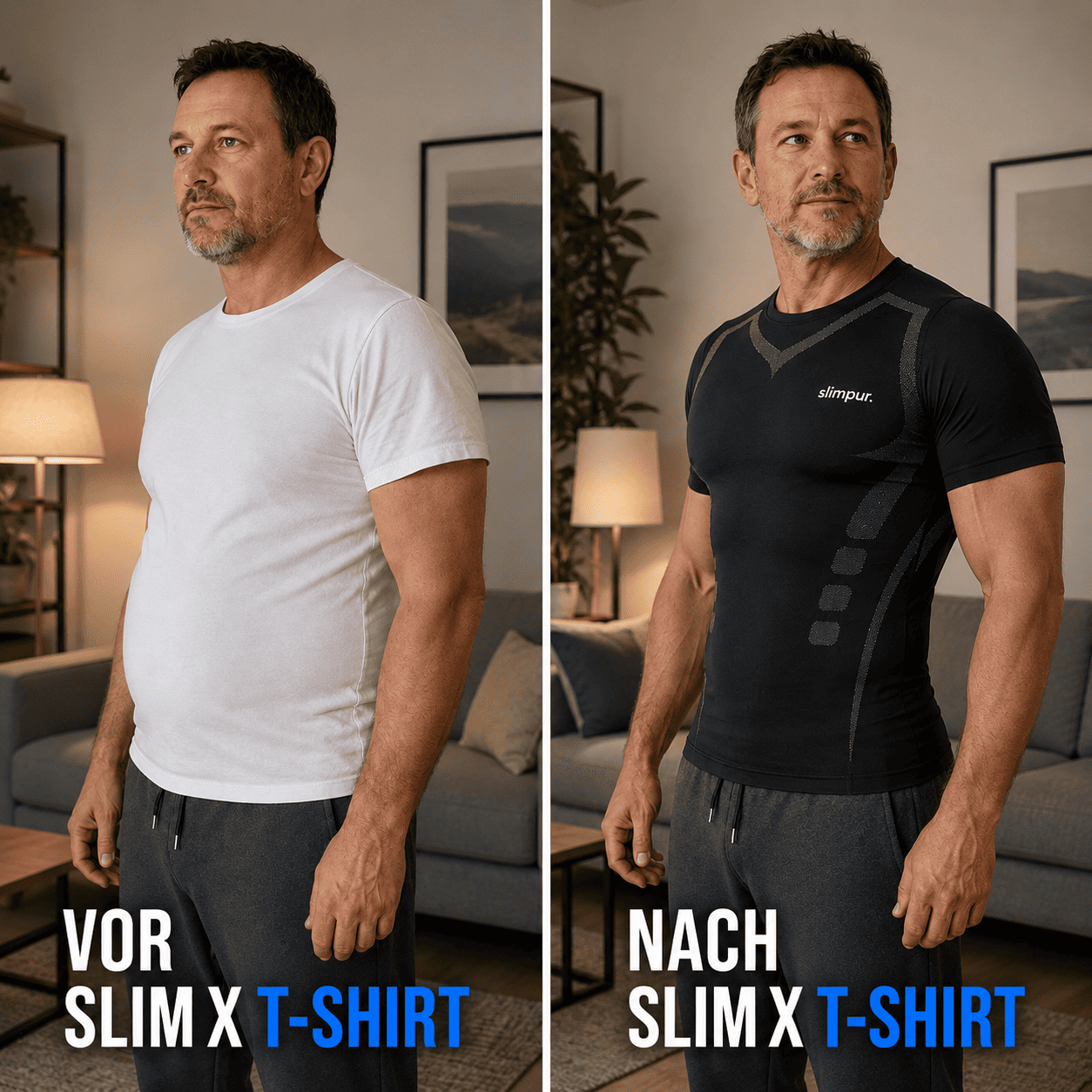 SlimX T-Shirt® Kompressions-Shirt