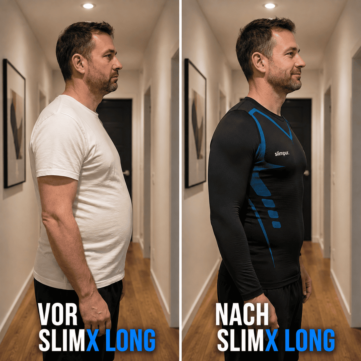 SlimX Long® Kompressions-Shirt