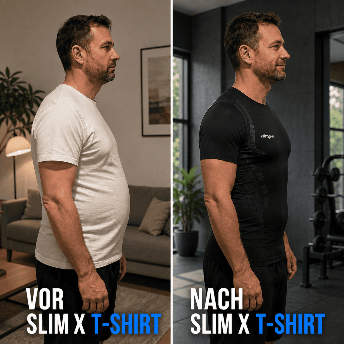 SlimX T-Shirt® Kompressions-Shirt